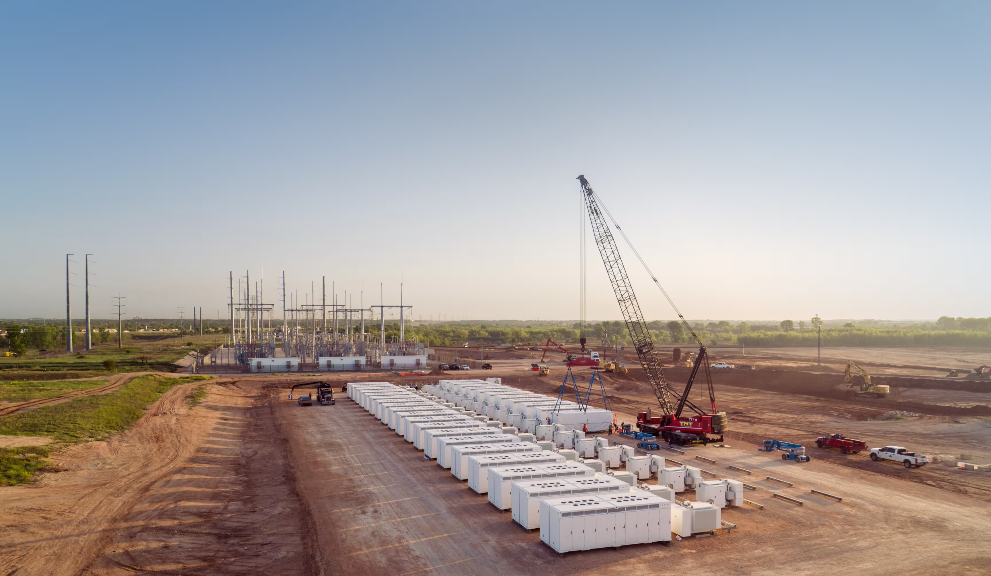 Megapack saha kurulum alanı